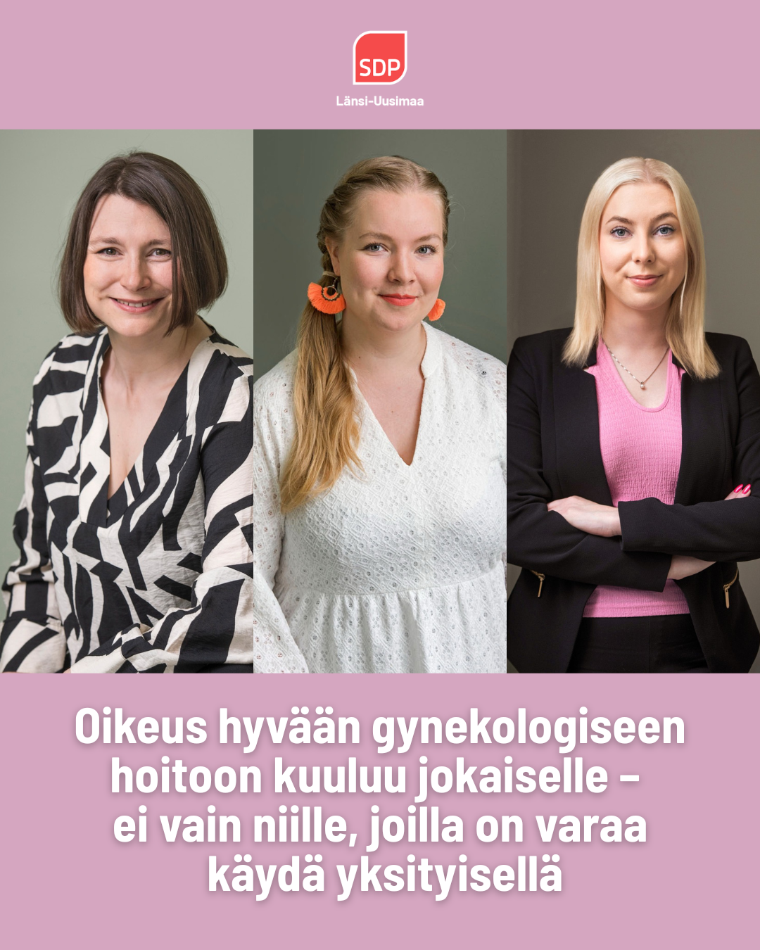 Immonen, Laine ja Salovaara: Gynekologisten palveluiden saatavuutta on parannettava